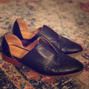 Nisolo| Emma D’Orsay Oxford Black Leather Flats